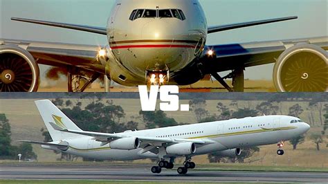 boeing 777 vs airbus a340